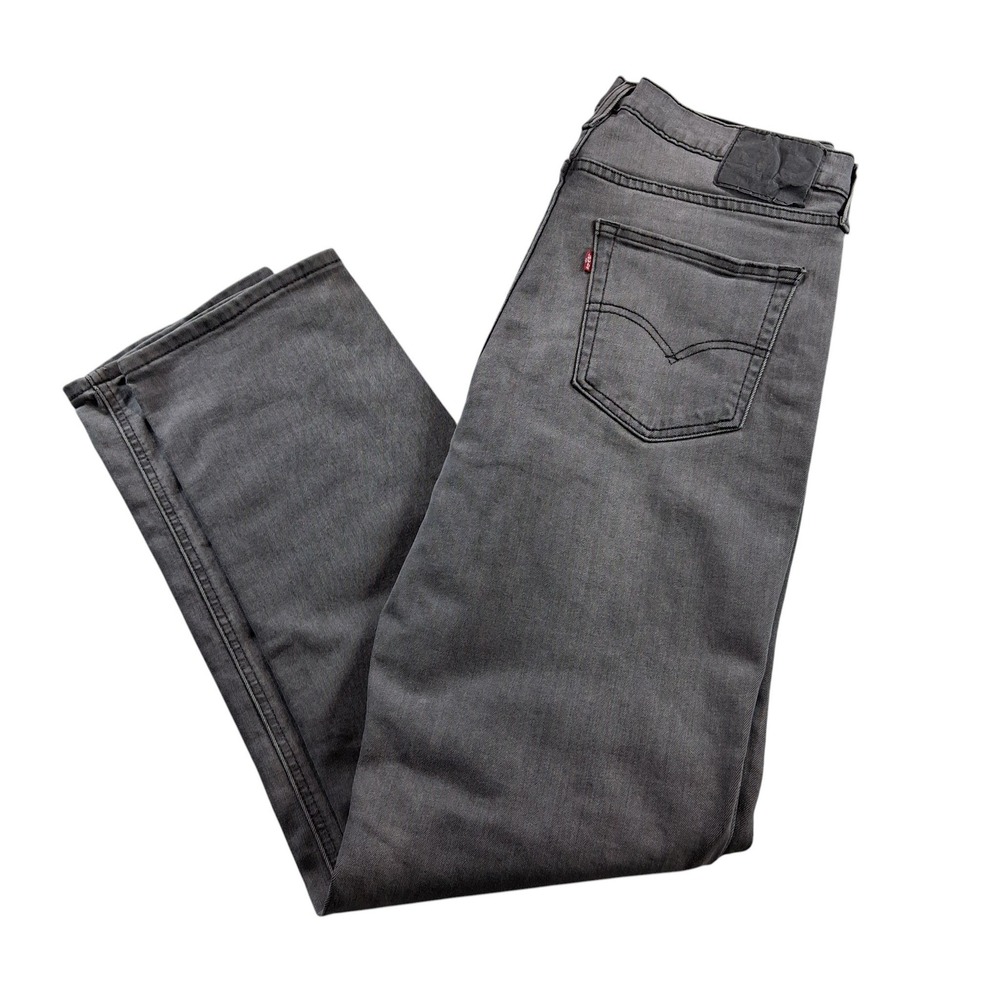 Levi's 511 Slim Fit Jeans Mens 34x34 Gray Casual Stretch Denim Pants